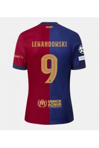 Barcelona Robert Lewandowski #9 Jalkapallovaatteet Kotipaita 2024-25 Lyhythihainen